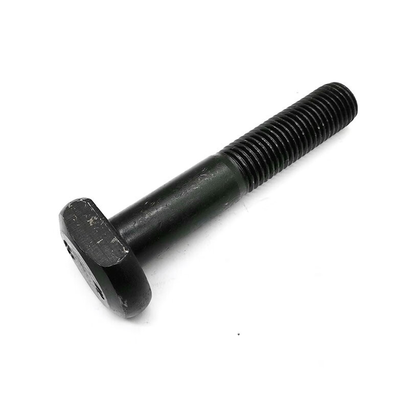 Bingneng grade 8.8 high-strength T-shaped screw screw slot mold pressure plate T-bolt punch milling machine lathe screw black M6*80 half thread 10 pieces