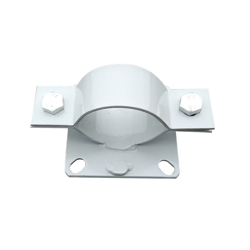 Dixin wire pole cylindrical bracket cross-arm surveillance camera pole special hoop locking wall fixed pipe clamp diameter 50mm 1.5 inch pipe hoop _3mm thick approx.