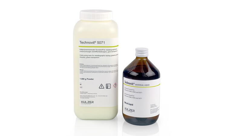 Dissolvable cold mounting 5071 resin Technovit5071 resin 5071 powder 1000g + general liquid 500ml