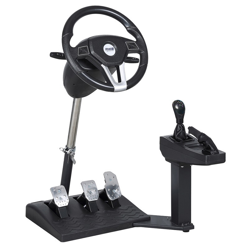 Yikaxing car driving simulator manual transmission learning driving steering wheel training machine driving subject two and three simulation driving learning artifact motor version comes with 160G hard drive plug and play H manual transmission