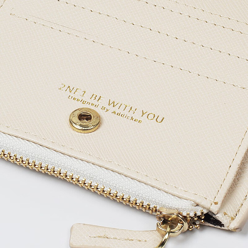 Frocat, literary, fresh and niche design, ins style card holder, wallet all-in-one bag, short, thin, compact, junior high school student, high school student, college student, simple Korean version, personalized creativity, off-white, boat circle HARBOUR