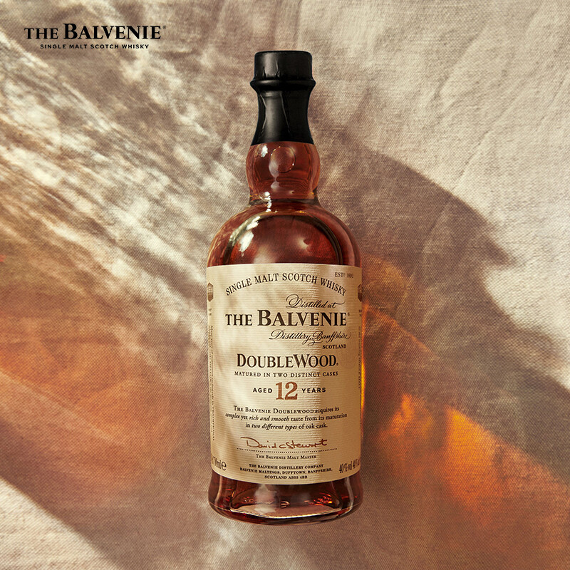 The Balvenie 12-Year-Old Scottish Single Malt Whiskey Wine Gift Box 700ml Double Barrel Aged New Year Gift