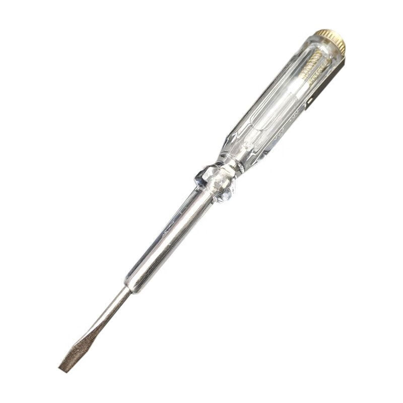 Bu Ming multi-purpose electric test pen flat-head screwdriver test pen household contact line detection circuit electric pen 5-pack