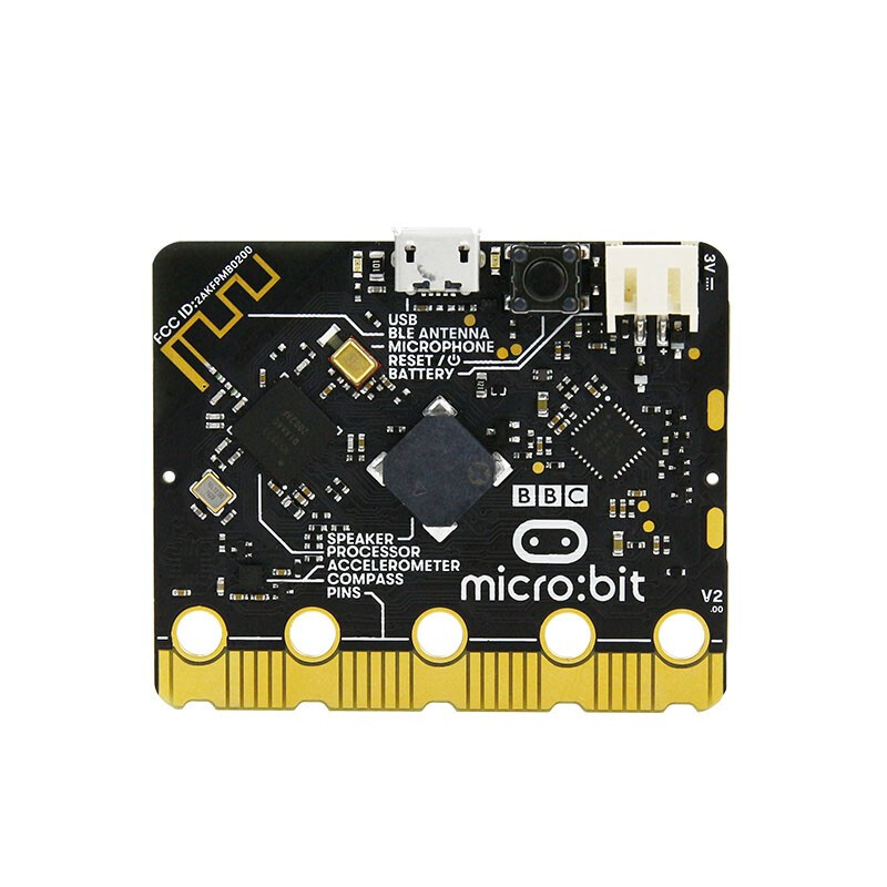 Yabo Intelligent Microbit Development Board Micro Bit Primary and Secondary Schools Python Graphical Programming Introduction V2.21 Kit V2 Standalone Motherboard Micro Bit Authorizer