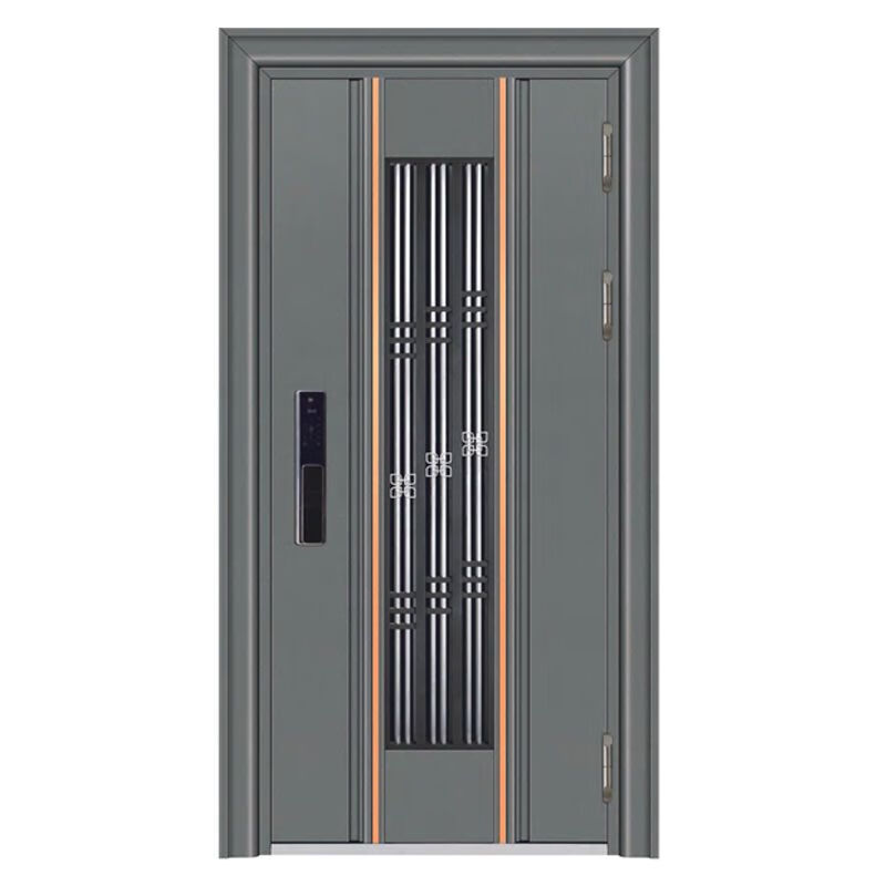 Vinoa Korean door ventilation door 304 stainless steel single door thickened entry residential unit sliding entry door security door style 7 201