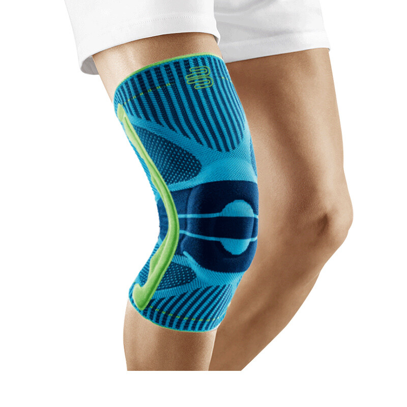 BAUERFEIND knee pads, lightweight and breathable basketball running professional sports protective gear imported from Germany, blue M