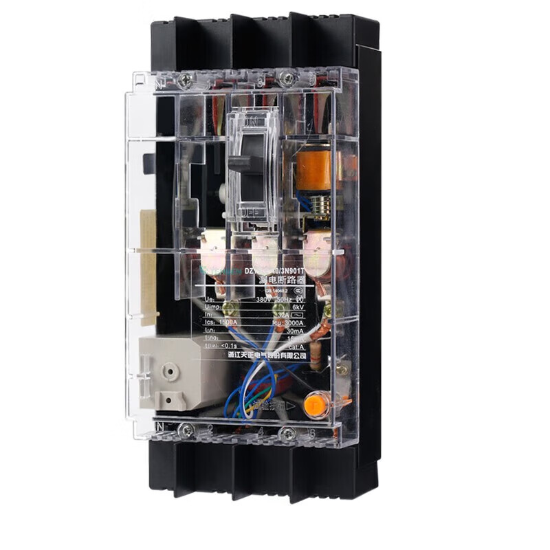 Leakage circuit breaker type transparent molded case circuit breaker level 4P current specification 400A model DZ20LE