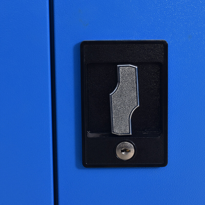 Zhang Shi Yijia Blue Heavy Tool Organizing Cabinet Workshop Iron Cabinet with Hanging Plate Steel Information Cabinet 1800*1000*500