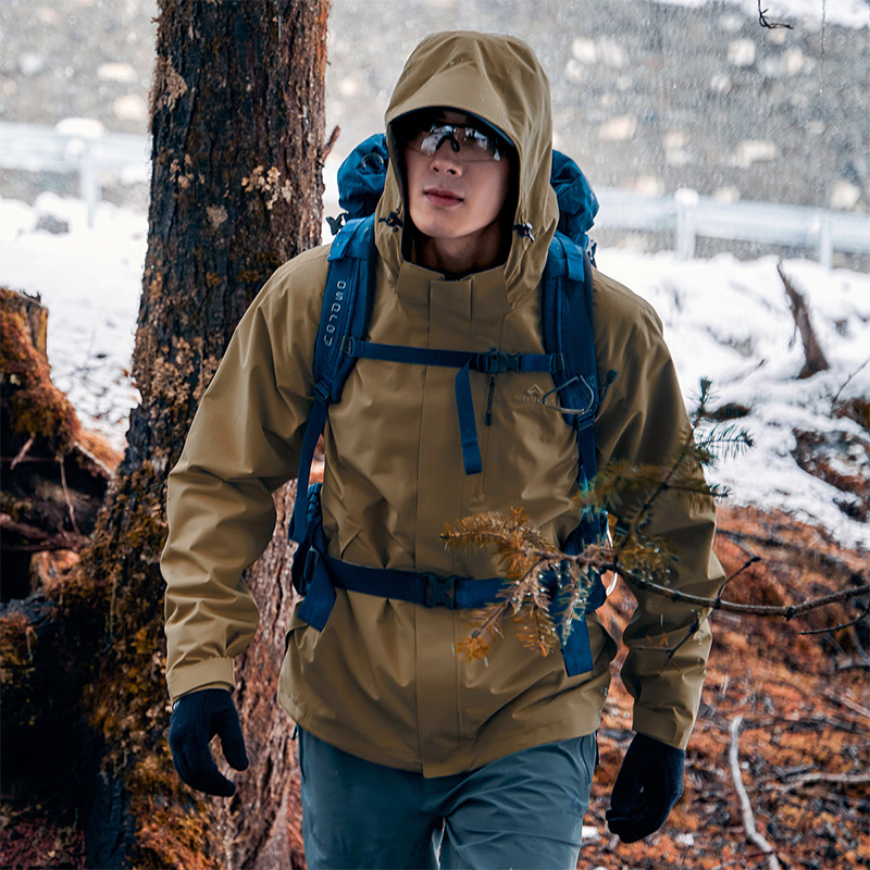 Pathfinder three-in-one jacket men's outdoor hiking and mountaineering clothing spring and autumn fleece jacket women's waterproof jacket jacket couple tops