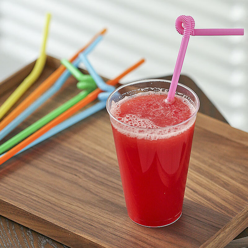 Yekee Disposable Changeable Straw Tableware Hygienic Art Straws 50 Pack Y-9913