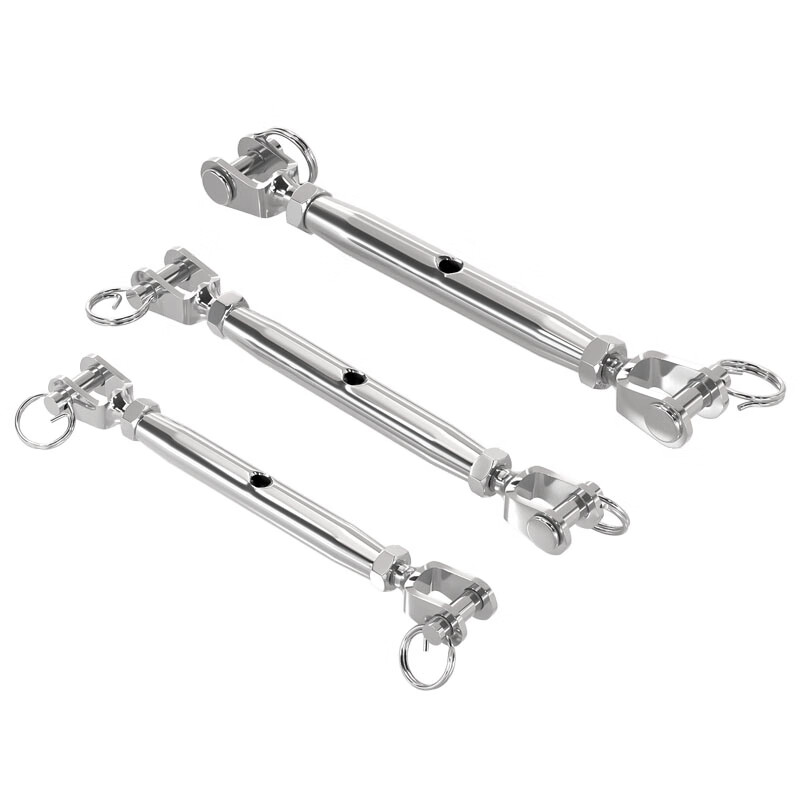 Fengji 304 stainless steel closed body flower basket screw flower blue bolt wire rope tensioner chain tightener M5-M24 M5