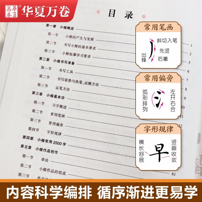 Huaxia Wanjuan calligraphy calligraphy, Lu Zhongnan's small regular script calligraphy tutorial, beginner's calligraphy practice copybook, adult's hand-copied copybook, student's regular script calligraphy tutorial, handwritten copybook