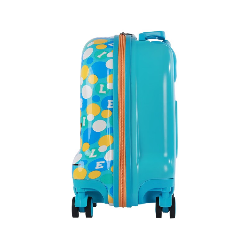 Diplomat diplomat suitcase Bubu co-branded children's cute primary school students can board the trolley case BB-L3307 series blue 16 inches - suitable for short distances and can be boarded
