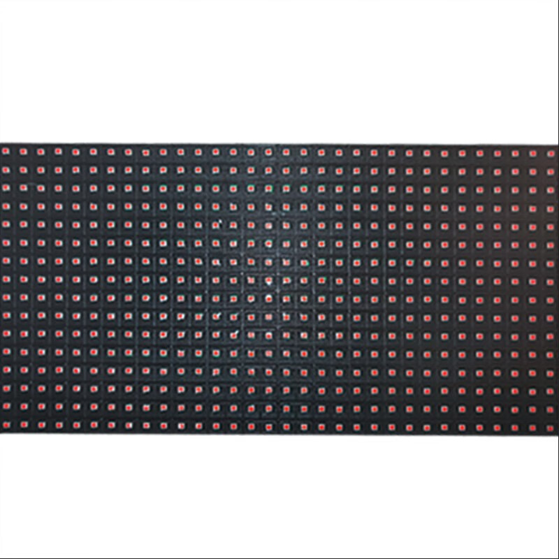 LED door advertising screen electronic screen outdoor rolling screen word screen display finished product p10 unit board red surface sticker general bright red outdoor