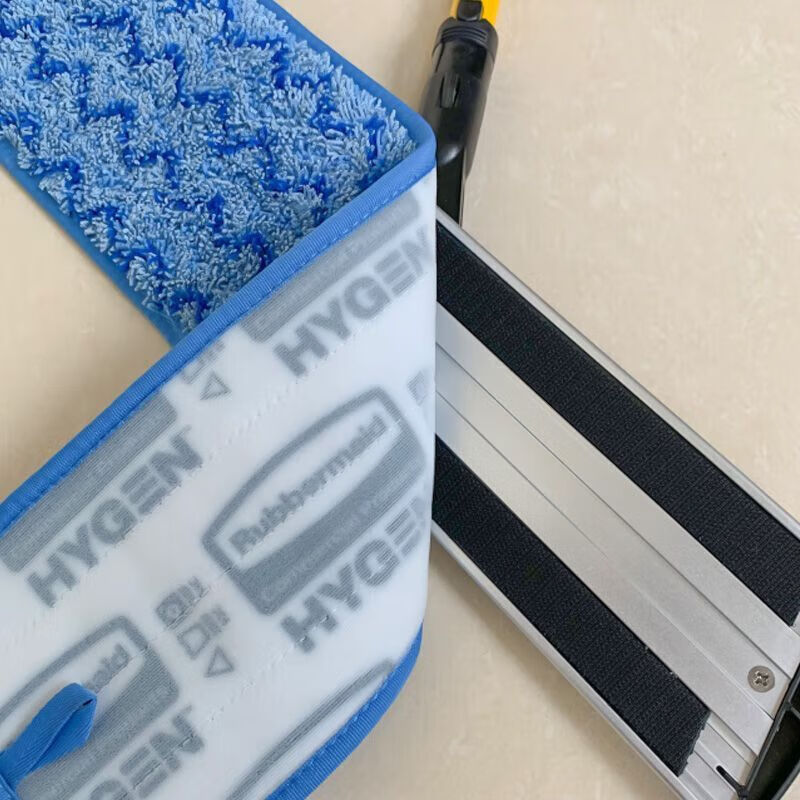 Rubbermaid flat mop set 18-inch flat mop set microfiber inlet aluminum mop dry and wet dual-use lazy mop artifact 18-inch set includes a mop - blue
