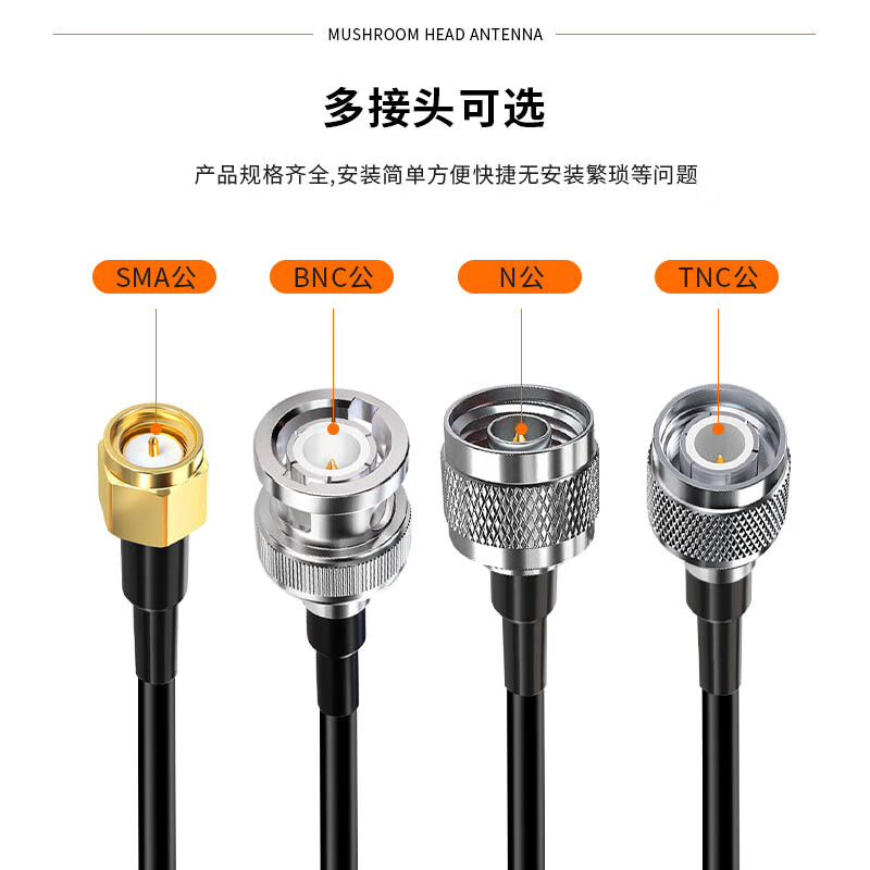 FENGYINGZI GPS+Beidou mushroom head antenna high gain antenna clock antenna N male interface 30 meters FYZ-MG819