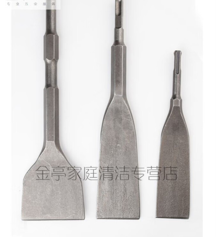 Province's best electric hammer impact drill square handle hexagonal handle flat chisel pickaxe electric pickaxe shovel to cut grooves through the wall hexagonal flat chisel 17*280*120