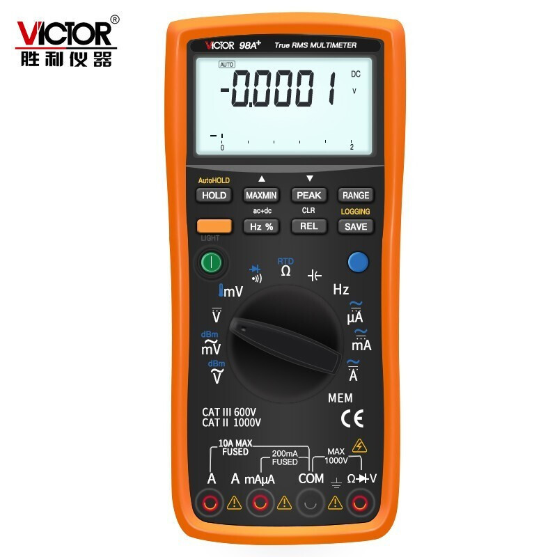 Victory Instrument (VICTOR) VC98A+ intelligent digital multimeter high-precision multimeter with computer interface VC98A+ official standard