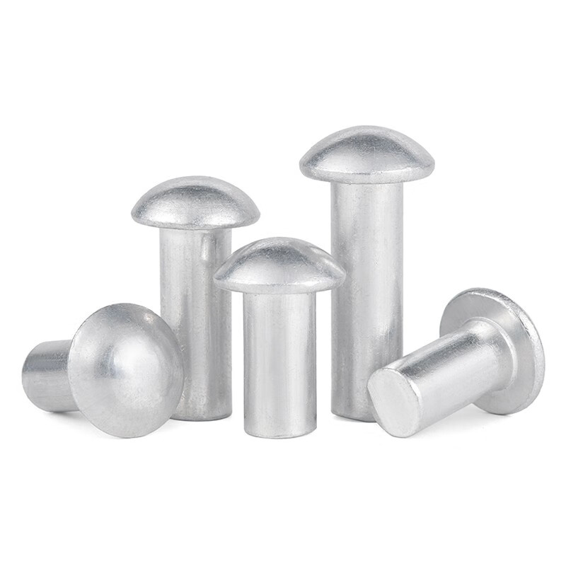 Jinggong Jinggong aluminum semicircular solid rivets round head rivets striking aluminum rivets semicircular rivets GB867 20% off 5x8 50 pieces