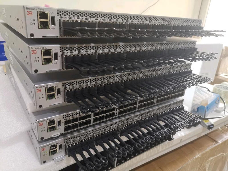 Brocade BR310/BR6505/BR6510/BR6520/G610/G620 fiber optic switch co-connected storage BR6520