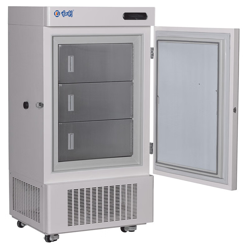 Heli with temperature display, adjustable temperature control, ultra-low temperature refrigerator -80 laboratory reagents, biological research, minus 60 cryogenic freezer, small industrial minus 80 degree freezer -86 degrees 208 liters (DW-86L208)
