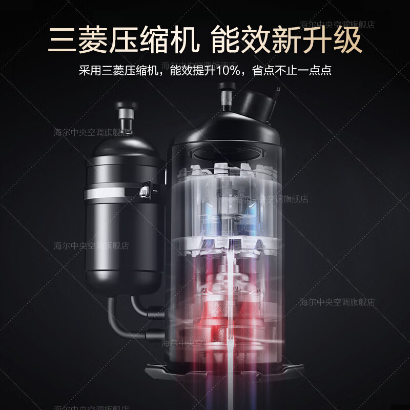 Haier 15% off Haier Zhizun+ central air conditioner one-to-four household multi-split one-to-three new first-class energy efficiency slim internal unit full DC frequency conversion heating and cooling 6 HP one-to-five Zhizun+