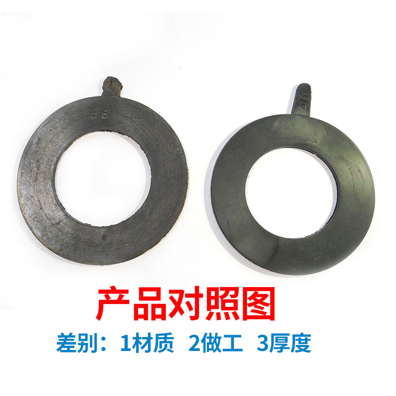 Thickened rubber flange gasket/oil-resistant flange gasket/flange sealing rubber ring DN25--DN1500 DN25 5 pieces