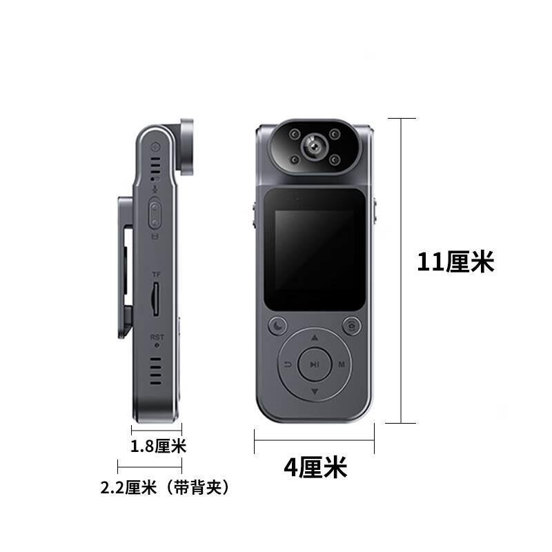 Qianli's new 4K ultra-high-definition camera with screen, conference recorder, riding video recorder, wearable magnetic back clip camera, portable interview driver, takeaway pocket artifact L19 flagship new product without memory