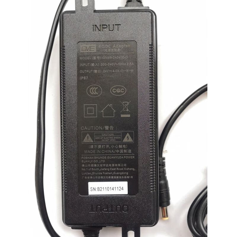 Customized for GVE Angel water purifier 24V4A power adapter power cord GM98-240400-D original GM80 Angel