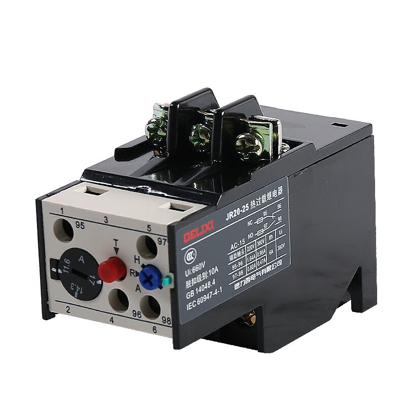 Delixi Electric Thermal Overload Relay JR20-25L 7.8-9.7-11.6A 11.6-14.3-17A JR20-25L 17-21-25A