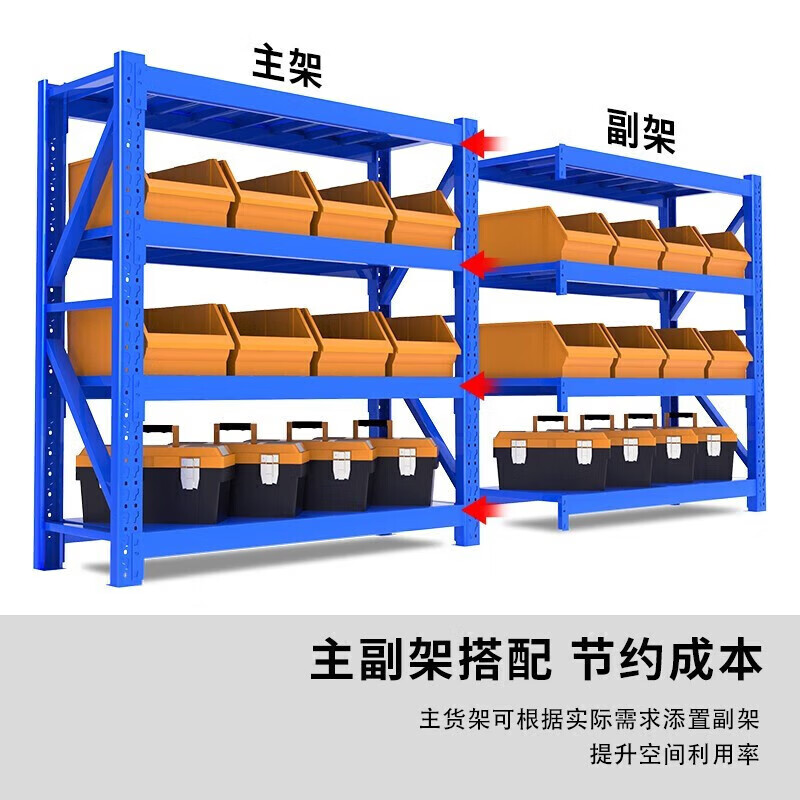 Real storage shelves, storage shelves, home warehouses, 120*40*200 multi-layer cargo main racks, 150kg/layer, light supermarket display racks, white steel storage racks, racks can be customized