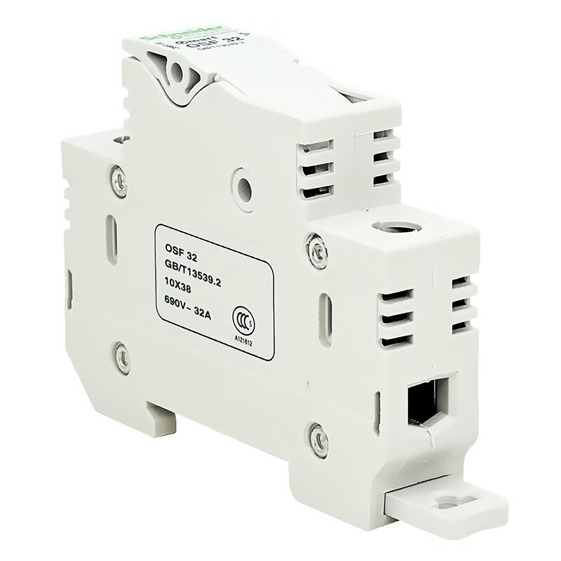 Original Schneider fuse 1P 2P base OSMFU132X 232X insurance Mart OSF32 with light rail type 32A OSMFU132 1P without light with fuse core 1A