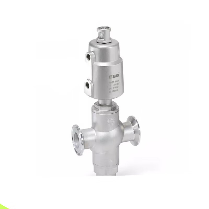 ESG pneumatic three-way selection valve DN15 DN20 25 double-acting normally closed steam liquid valve pneumatic angle seat valve welding DN25-double-acting normally closed 50 actuator