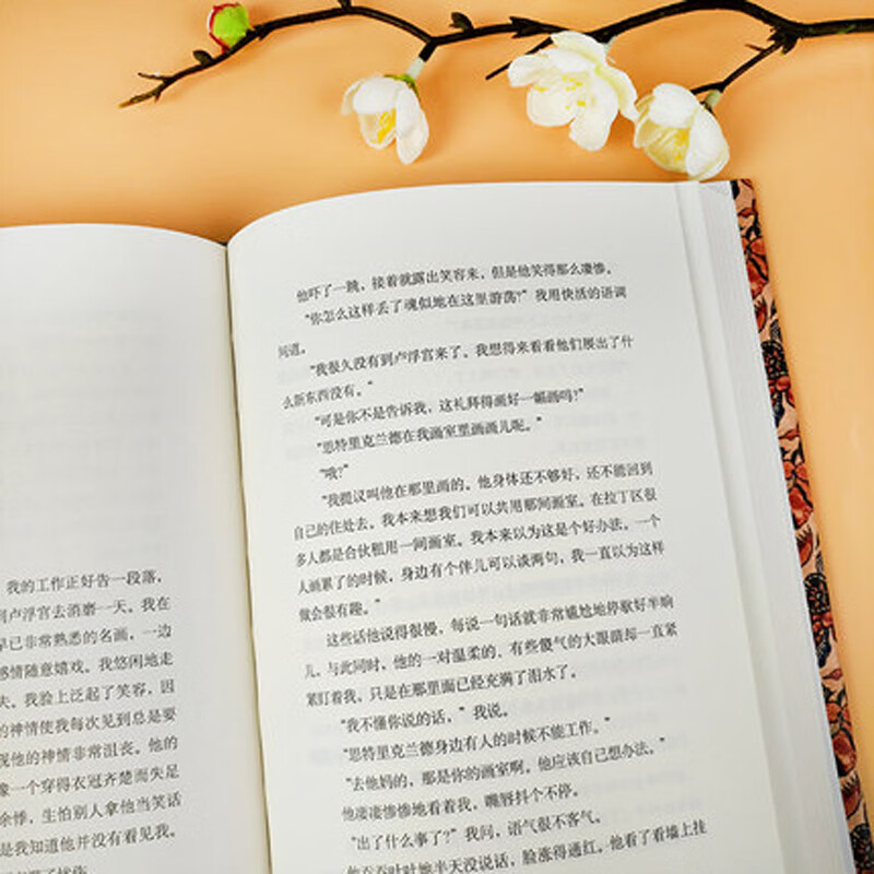 The Moon and Sixpence Translated by Fu Weici Curtain Cloth Series Hardcover Edition Translation Classic Collection of Somerset Maugham's Classic Novels Shanghai Translation Publishing House