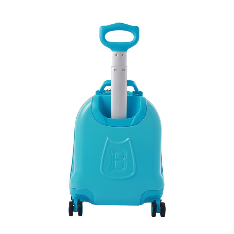 Diplomat diplomat suitcase Bubu co-branded children's cute primary school students can board the trolley case BB-L3307 series blue 16 inches - suitable for short distances and can be boarded