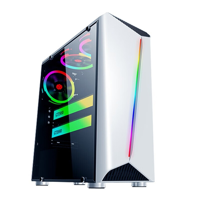 Second-hand 99 new i5 i7/solid-state quad-core assembled independent graphics card for gaming, office, home, design, compatible computer host, complete machine customization, desktop, package 8 (i5 10400F+RTX2060 6G)