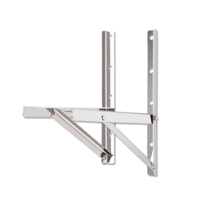Huili is suitable for Daikin air conditioner outdoor unit bracket 304 thickened stainless steel storage rack 1.5P2P3 outdoor rack triangle 1-1.5P selected thickened version thickness 1.8MM load-bearing 32