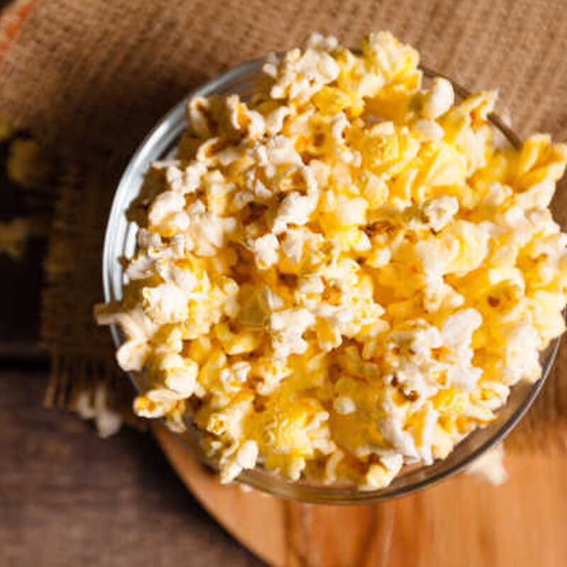 Hongyi Western Kitchen popcorn machine for commercial stalls, new fully automatic machine, electric popcorn popcorn puffer, popcorn machine, corn raw material, butterfly 3-in-1 60 packs (cream flavor)