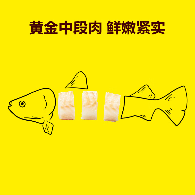 Wo Xiaoya Atlantic Cod Original Cut Cod Children's Breakfast High Protein Recipe for Infants and Toddlers 420g/2 Bags