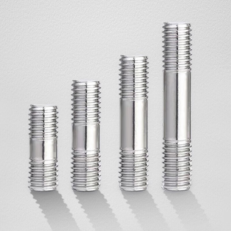 Bingneng M12-M48 304 stainless steel double-head bolt screw two-head thread screw two-head threaded screw rod stud M39*150 1 piece