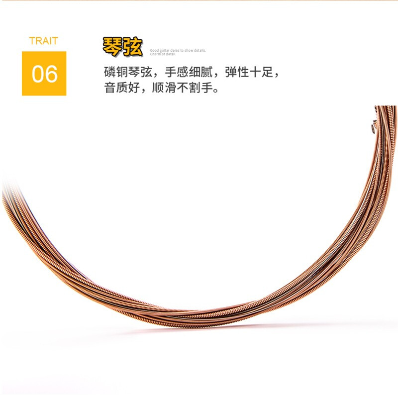 WEIKASI folk guitar beginners acoustic guitar veneer beginners entry practice guitar guitar student male and female musical instrument 41 inches wood color + gift bag advanced recommendation