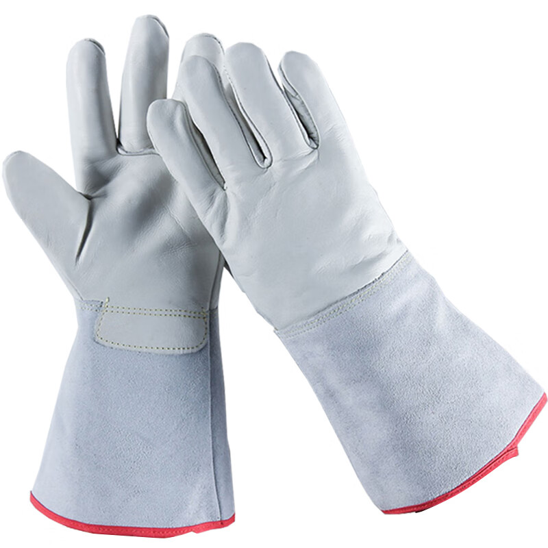 Beifute antifreeze gloves cowhide low temperature resistant and liquid nitrogen resistant gloves cold storage labor protection gloves cold and antifreeze gloves 36cm
