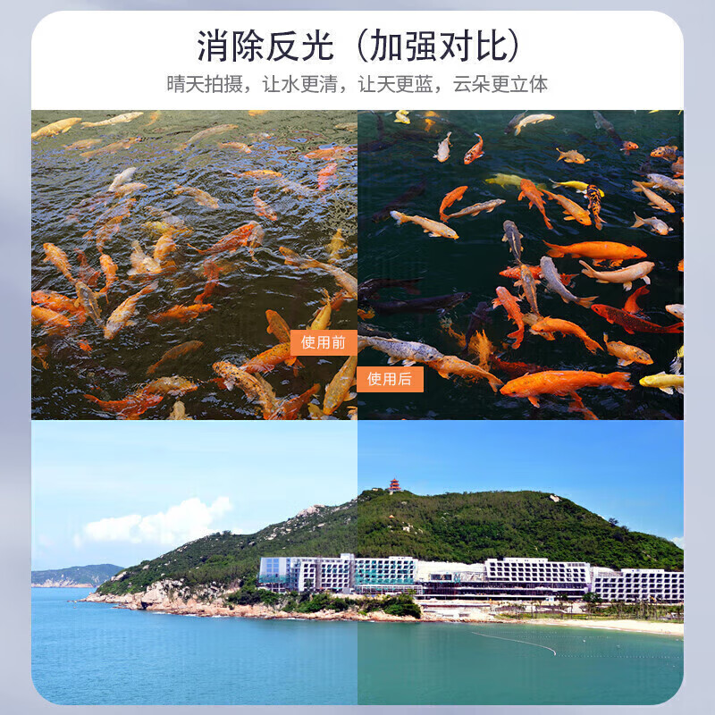 NiSi cpl polarizer 72mm ultra-thin frame high-definition anti-reflective filter polarizer restores color saturation landscape photography suitable for Canon and Sony micro-SLR cameras