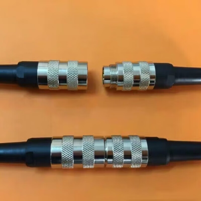 M16 connector straight 2345678-core aviation socket sensor imitation plug docking female and male terminal block straight 3-hole female