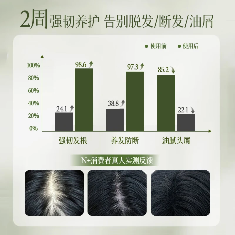 Liyu Platycladus leaf Polygonum multiflorum shampoo soap shampoo shampoo herbal black hair soap handmade black hair soap 2 boxes