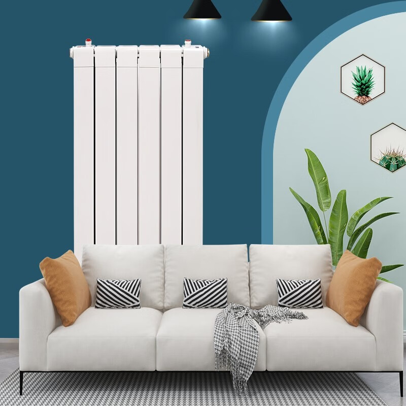 Xinais copper-aluminum heat exchanger household bathroom over-water heating radiator copper inner tank external water storage hot water exchanger floor heating 8080 instant heating 600-6 columns