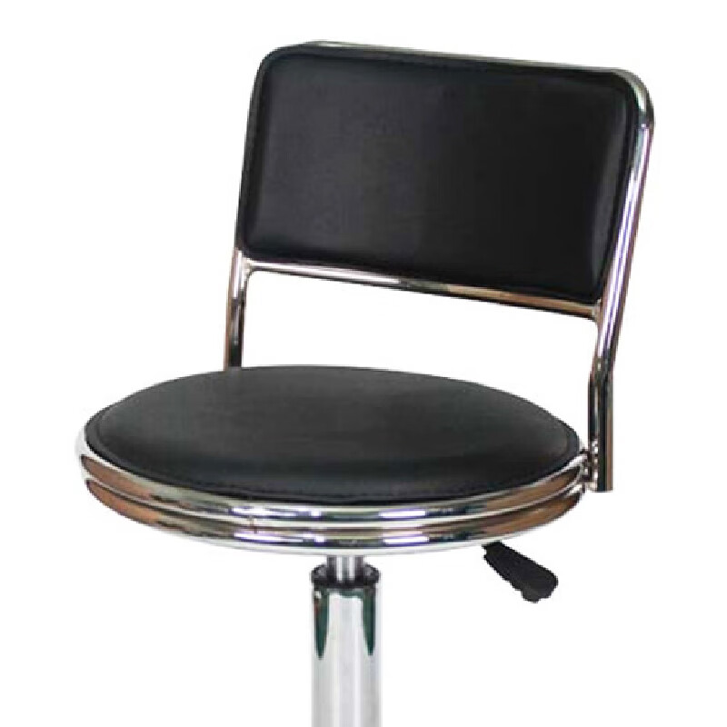 Wenstan WST212 Employee Stool Backrest Swivel Lift Chair Workshop Laboratory Work Stool (Black - Backrest and Foot Nails) needs to be installed and customized by yourself