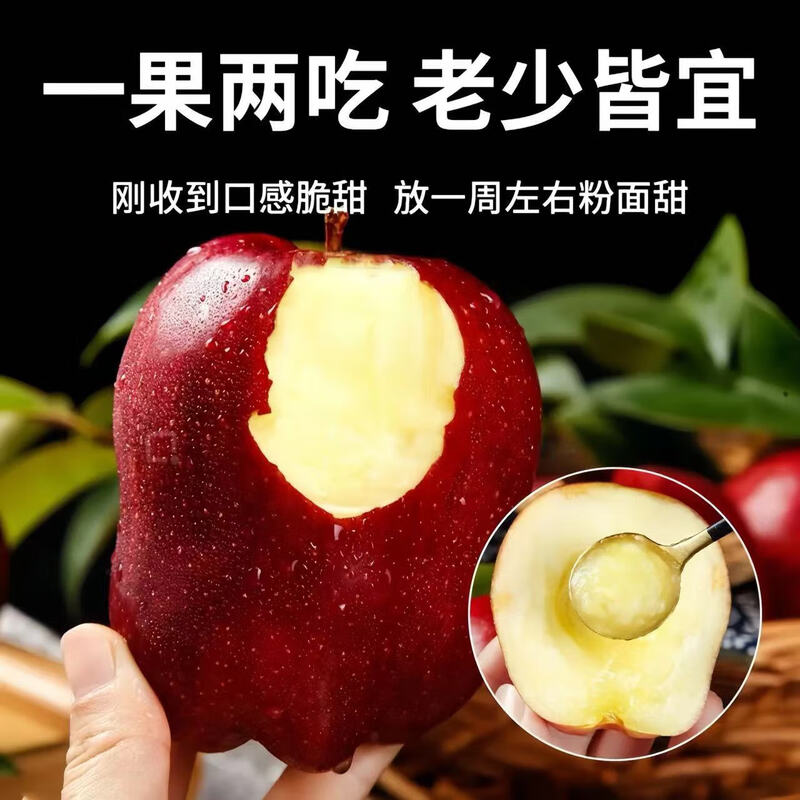 Gift Box Authentic Gansu Tianshui Huaniu Apples, Damaged Fruits Included, Color Box, Net 4.5 Jin, Large Fruits 80-84mm