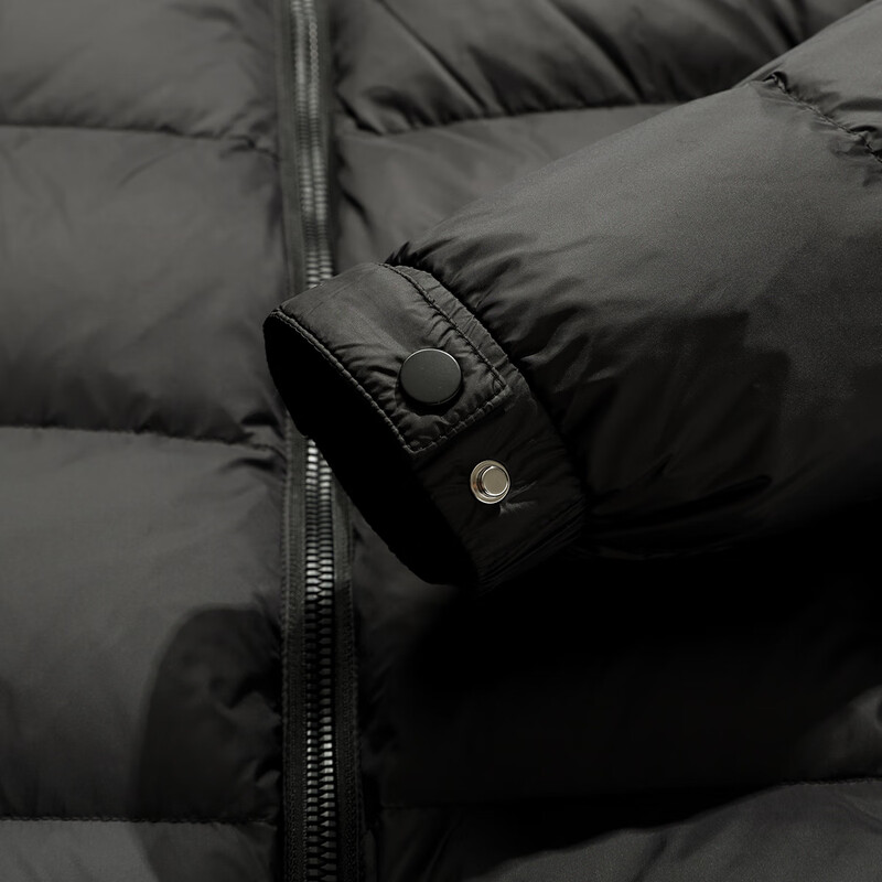 Flying in the snow high-loft goose down down jacket men's short hooded new fashion trend 90 velvet thickened warm simple jacket