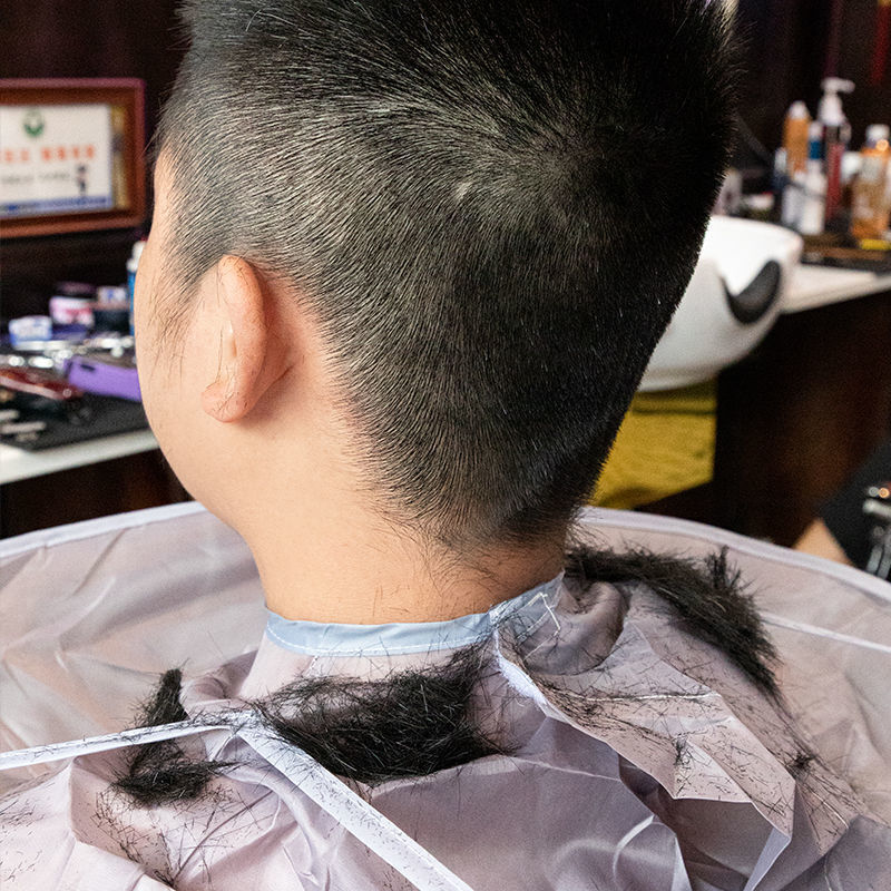 Hair cutting artifact cloth, adult hair cutting cloth, non-stick hair children's bib cloak, household adult shaving apron clothes, adult hair cutting cloak, shopkeeper